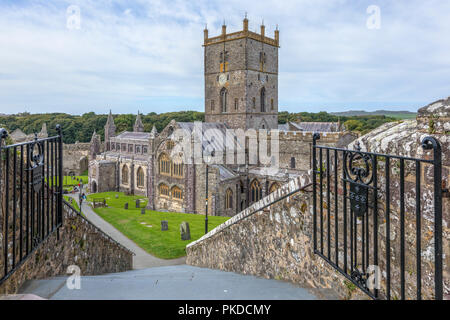 St Davids, Pembrokeshire, Wales, Regno Unito, Europa Foto Stock