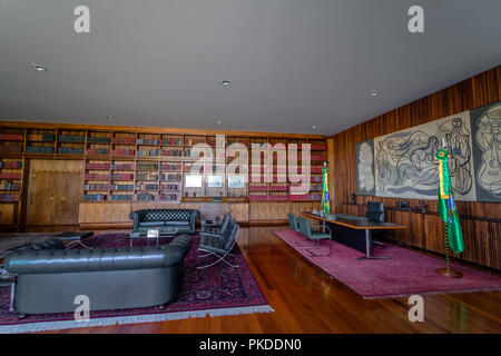 Alvorada Palace Library - Brasilia, Distrito Federal, Brasile Foto Stock