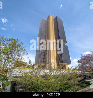 Banca centrale del Brasile headquarters building - Brasilia, Distrito Federal, Brasile Foto Stock