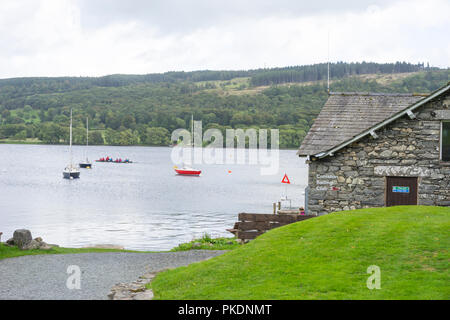 Coniston Sailing Club, Coniston, West Cumbria, Inghilterra, Regno Unito. Foto Stock