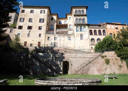 Centro storico di Montepulciano, Val d'Orcia Toscana Italia Europa UE Foto Stock