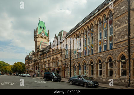 Guildhall in Winchester, Hampshire, Inghilterra. Foto Stock