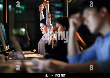 Il team di Business in ufficio Foto Stock