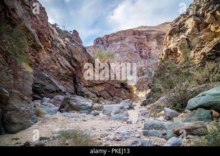 La Mecca Hills in scaletta escursione a Palm Spring, California Foto Stock