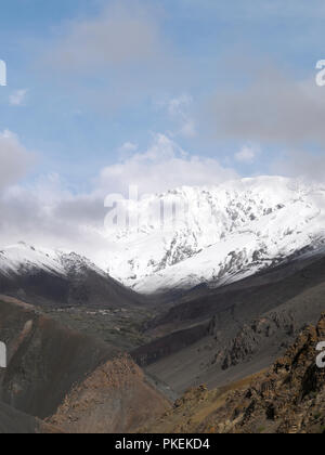 Piccolo borgo ,Ladakh, JAMMU E KASHMIR, India, Asia Foto Stock