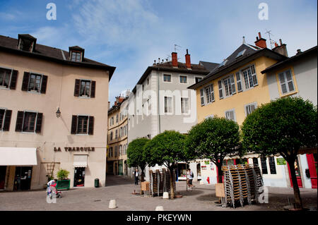 Impressioni di Chambéry, nel dipartimento della Savoia (Francia, 14/06/2010) Foto Stock