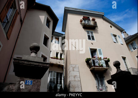 Impressioni di Chambéry, nel dipartimento della Savoia (Francia, 14/06/2010) Foto Stock