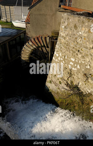 Impressioni della costa village Wissant tra Cap Gris Nez e Cap Blanc Nez, sulla Côte d'Opale, nel Pas-de-Calais département, Franco settentrionale Foto Stock