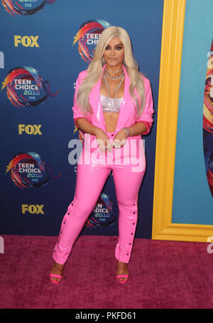 TEEN CHOICE 2018 dotate di: Bebe Rexha dove: Inglewood, California, Stati Uniti quando: 12 Ago 2018 Credit: FayesVision/WENN.com Foto Stock
