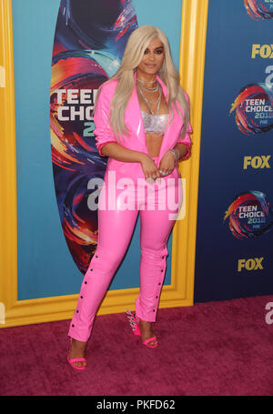 TEEN CHOICE 2018 dotate di: Bebe Rexha dove: Inglewood, California, Stati Uniti quando: 12 Ago 2018 Credit: FayesVision/WENN.com Foto Stock
