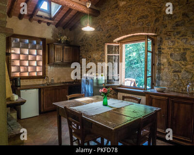 Agriturismo appartamento in Borgo a Mozzano, Lucca provincia della Toscana, Italia Foto Stock