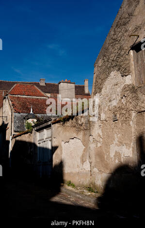 Impressione del villaggio Vézelay, nel dipartimento Yonne (Francia, 23/06/2010) Foto Stock