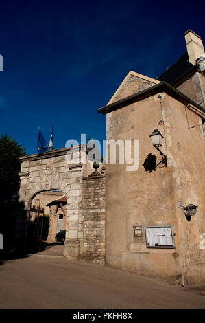 Impressione del villaggio Vézelay, nel dipartimento Yonne (Francia, 23/06/2010) Foto Stock