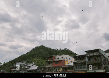 Cascata Shifen Taiwan natura cascate multiple Foto Stock