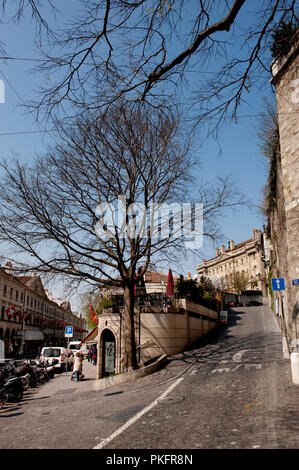 La Rue de la Tertasse a Ginevra (Svizzera, 16/04/2010) Foto Stock