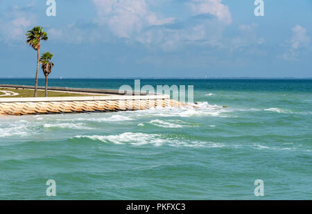 Il litorale del golfo di Fort De Soto park, Florida, STATI UNITI D'AMERICA, Foto Stock