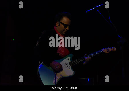 Milano, Italia - 12 Settembre 2018: American indie rock band di Mercury Rev suona presso il serraglio Music Club. Brambilla Simone Live News fotografo Credito: Simone Brambilla/Alamy Live News Foto Stock