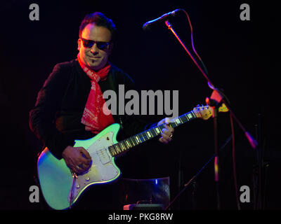 Milano, Italia - 12 Settembre 2018: American indie rock band di Mercury Rev suona presso il serraglio Music Club. Brambilla Simone Live News fotografo Credito: Simone Brambilla/Alamy Live News Foto Stock