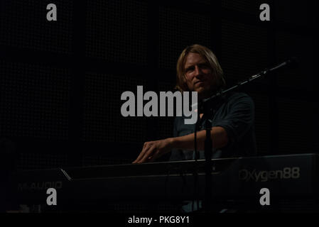 Milano, Italia - 12 Settembre 2018: American indie rock band di Mercury Rev suona presso il serraglio Music Club. Brambilla Simone Live News fotografo Credito: Simone Brambilla/Alamy Live News Foto Stock