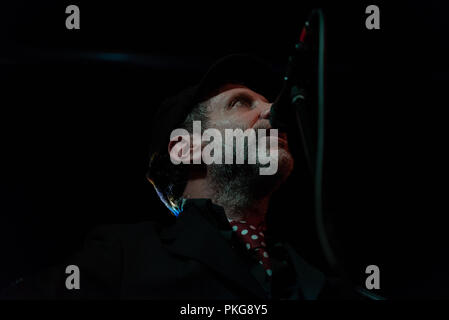 Milano, Italia - 12 Settembre 2018: American indie rock band di Mercury Rev suona presso il serraglio Music Club. Brambilla Simone Live News fotografo Credito: Simone Brambilla/Alamy Live News Foto Stock