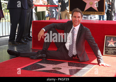 Los Angeles, Ca, Stati Uniti d'America. Xiii Sep, 2018. Eric McCormack, all'Hollywood Walk of Fame Cerimonia in onore di Eric McCormack a Los Angeles, la California il 13 settembre 2018. Credito: Faye Sadou/media/punzone Alamy Live News Foto Stock