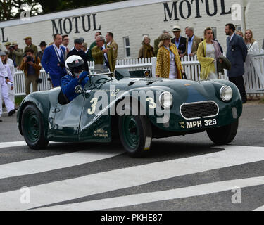 Guy Loveridge, Connaught L2, Fordwater trofeo, andando su strada vetture Sport e GT, pre-1955, Goodwood 2018, settembre 2018, automobili, automobili, circ Foto Stock