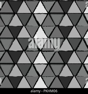 Grunge triangoli Seamless Illustrazione Vettoriale