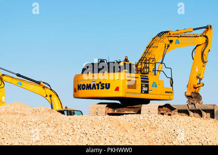 Komatsu PC 360 LC digger Foto stock - Alamy