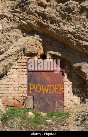 Polvere di data mining porta, Lander County, Austin, Nevada