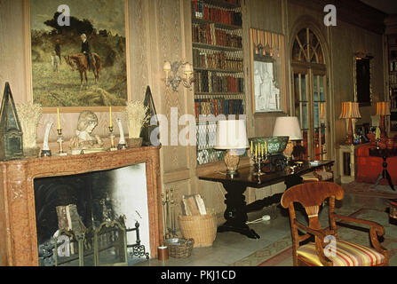 Im Haus des Familiensitz der Bismarcks Schloss Friedrichsruh nahe Amburgo, Deutschland 2006. Nella casa della famiglia residenza del castello di Bismarck Friedrichsruh vicino ad Amburgo, Germania 2006 Foto Stock