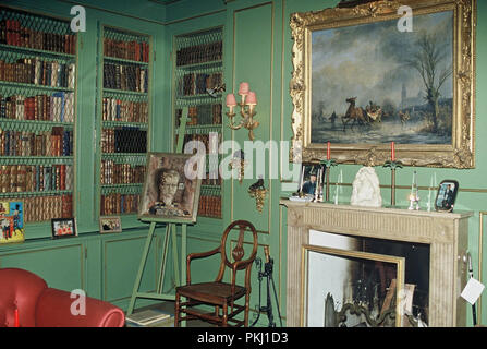 Im Haus des Familiensitz der Bismarcks Schloss Friedrichsruh nahe Amburgo, Deutschland 2006. Nella casa della famiglia residenza del castello di Bismarck Friedrichsruh vicino ad Amburgo, Germania 2006. Foto Stock