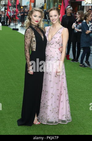 Il Festival Premiere mondiale a Cineworld Leicester Square, Londra lunedì 13 agosto 2018 dotate di: Emma Rigby, Hannah Tointon dove: Londra, Regno Unito quando: 13 Ago 2018 Credit: WENN.com Foto Stock