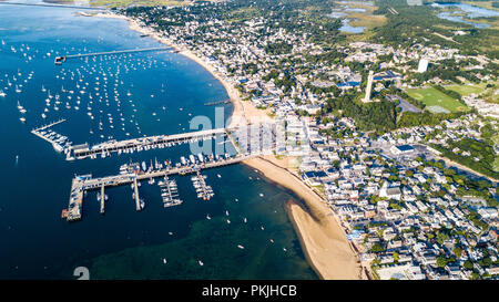 Mcmillan Pier, a Provincetown, MA, Stati Uniti d'America Foto Stock