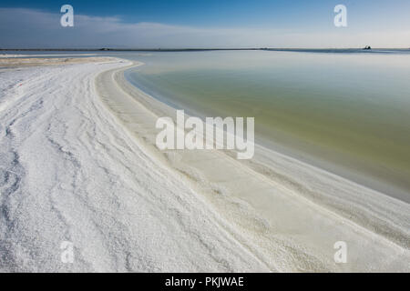 Saka Salt Lake erano Ulam county nella Provincia di Qinghai Foto Stock