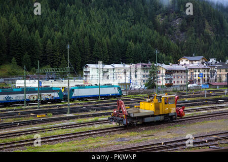 La stazione ferroviaria in Austria Foto Stock