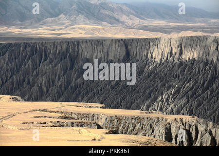 Xinjiang karamay dushanzi grand canyon Foto Stock