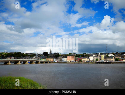 New Ross e del fiume Barrow, County Wexford, Irlanda Foto Stock