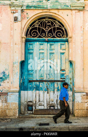 Una tipica vista in Santa Ana in El Salvador Foto Stock