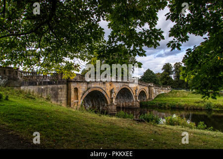 La Chatsworth Settlement dispone di una vasta gamma di fonti di reddito in aggiunta ai fitti agricoli. Diverse migliaia di acri di tenuta, soprattutto intorno Foto Stock