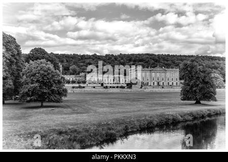 La Chatsworth Settlement dispone di una vasta gamma di fonti di reddito in aggiunta ai fitti agricoli. Diverse migliaia di acri di tenuta, soprattutto intorno Foto Stock