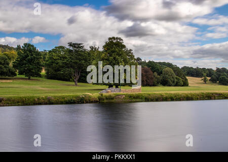 La Chatsworth Settlement dispone di una vasta gamma di fonti di reddito in aggiunta ai fitti agricoli. Diverse migliaia di acri di tenuta, soprattutto intorno Foto Stock