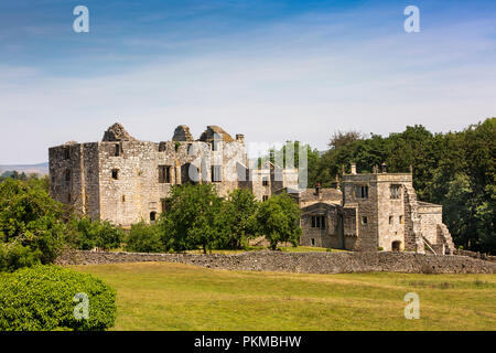 Regno Unito, Yorkshire, Wharfedale, Barden, Barden Tower, rovinato xv secolo hunting lodge Foto Stock