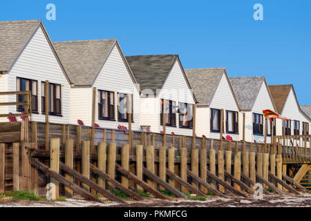 Beachfront affitto case, Truro, Cape Cod, Massachusetts, STATI UNITI D'AMERICA. Foto Stock