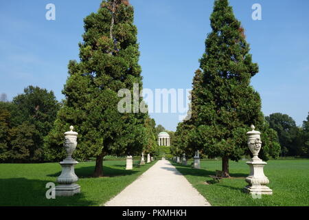 Parco Querini nella città di Vicenza, Italia Foto Stock