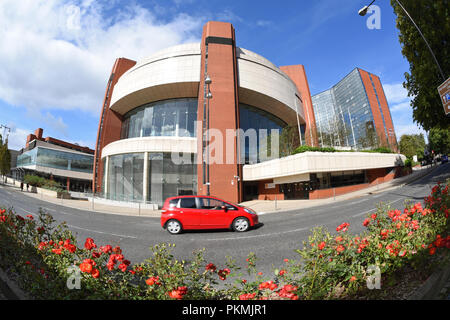 I letti di rose da harrogate conference center Yorkshire Regno Unito Foto Stock
