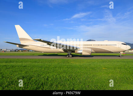 Salisburgo/Germania Marzo 10, 2018: Boeing 767 da Roman Abramowitsch Foto Stock