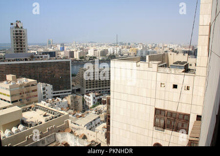 Vista su Jeddah, Arabia Saudita Foto Stock