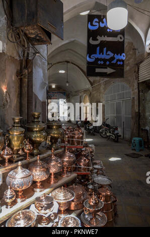 Yazd Città Vecchia, Iran Foto Stock
