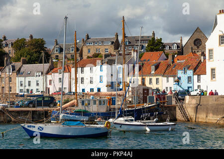 St Monans Harbour in Fife Scozia. Foto Stock