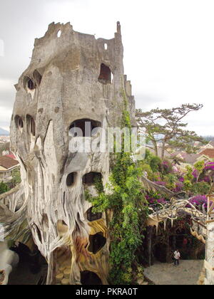 Crazy House nella città di Dalat,gli Altipiani Centrali del Vietnam nel 2012. Dal 5 Dicembre Foto Stock